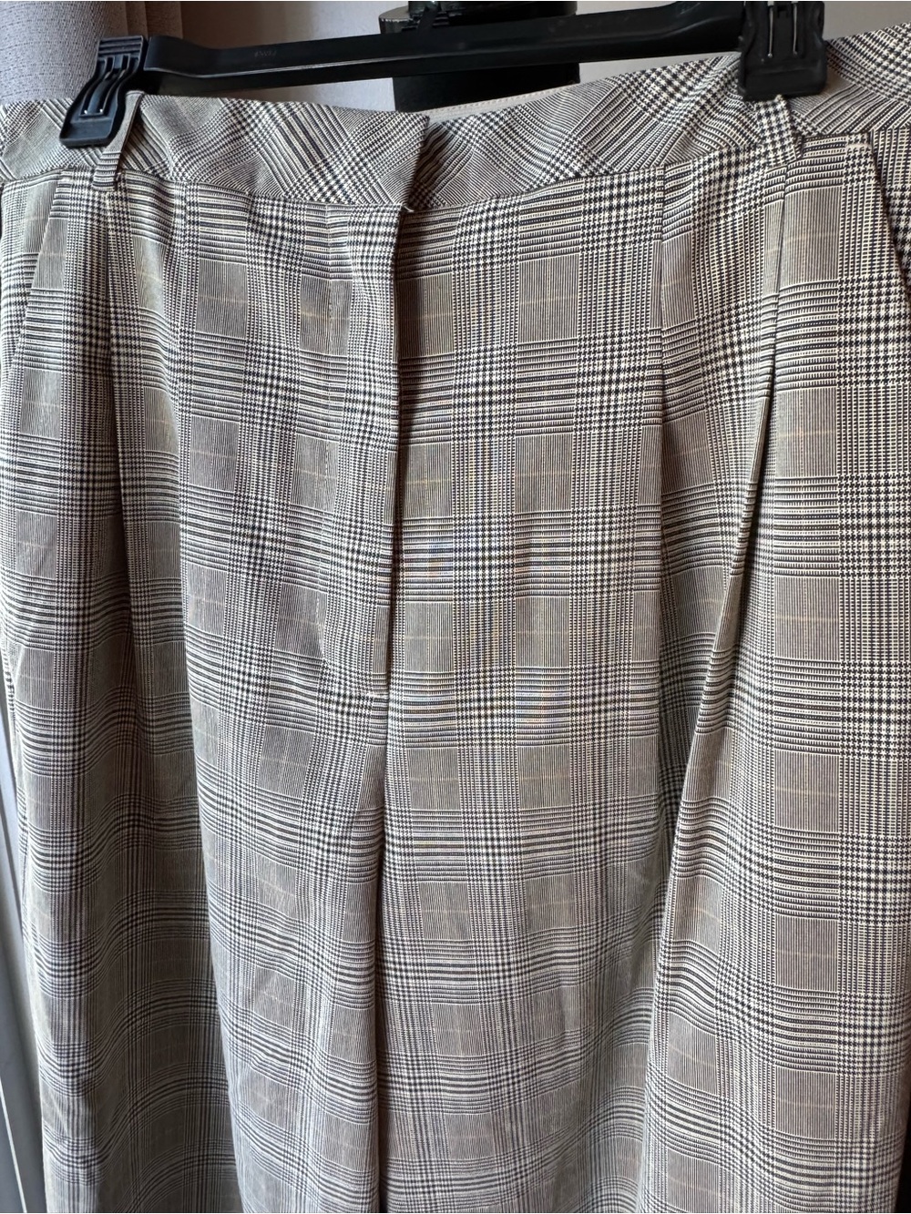 H&M Plaid Wide Leg Pants Sz 10 EUC - Picture 3 of 6